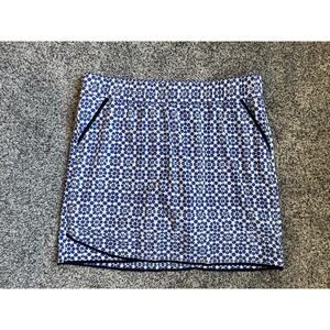 T by Talbots Athletic Leisure Elastic Waist Skort size Large Skirt Shorts